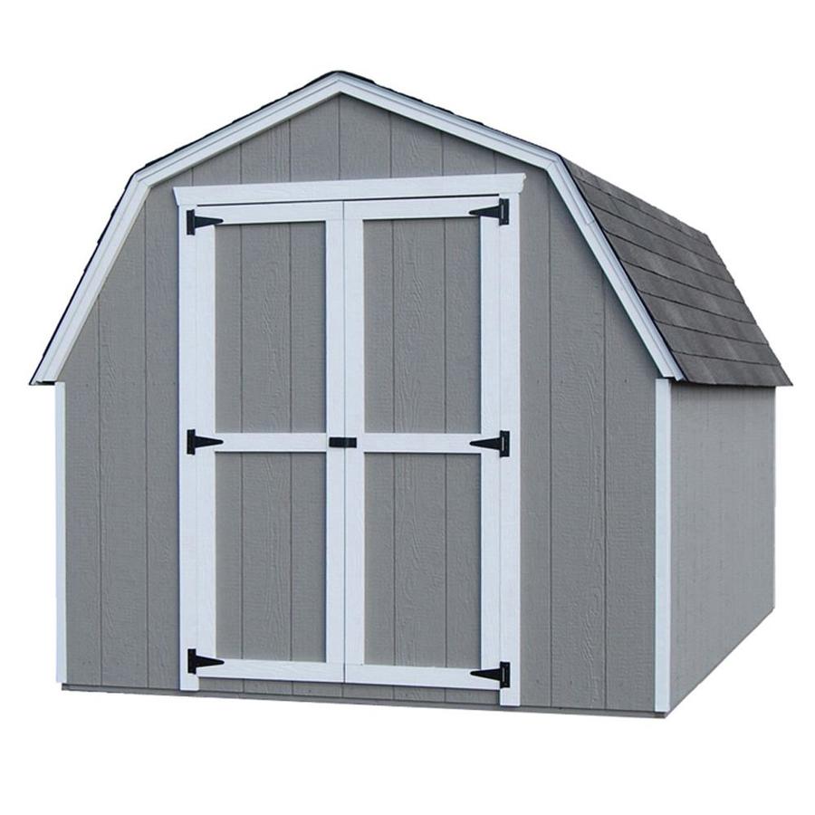 Little Cottage Company 10-ft x 10-ft Value Gambrel Engineered Wood ...