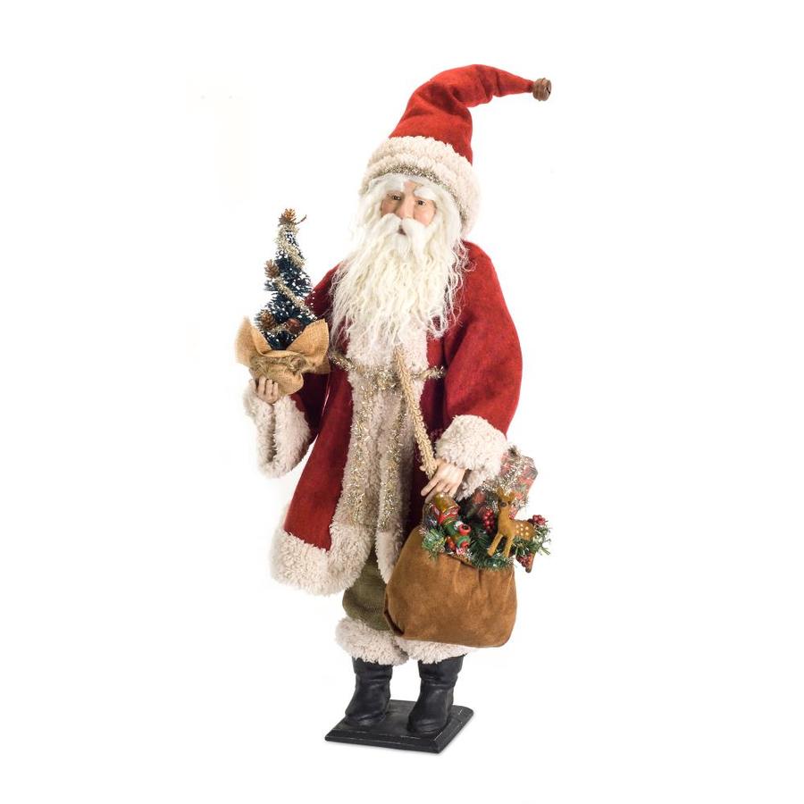 Santa with Tree 30H Polyester/Resin in the Novelty Christmas ...