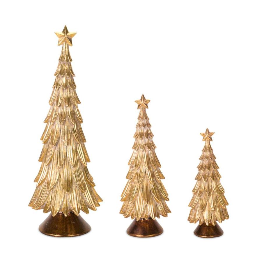 Tree (Set 3) 7H, 9H, 13.5H Resin in the Novelty Christmas Decorations ...