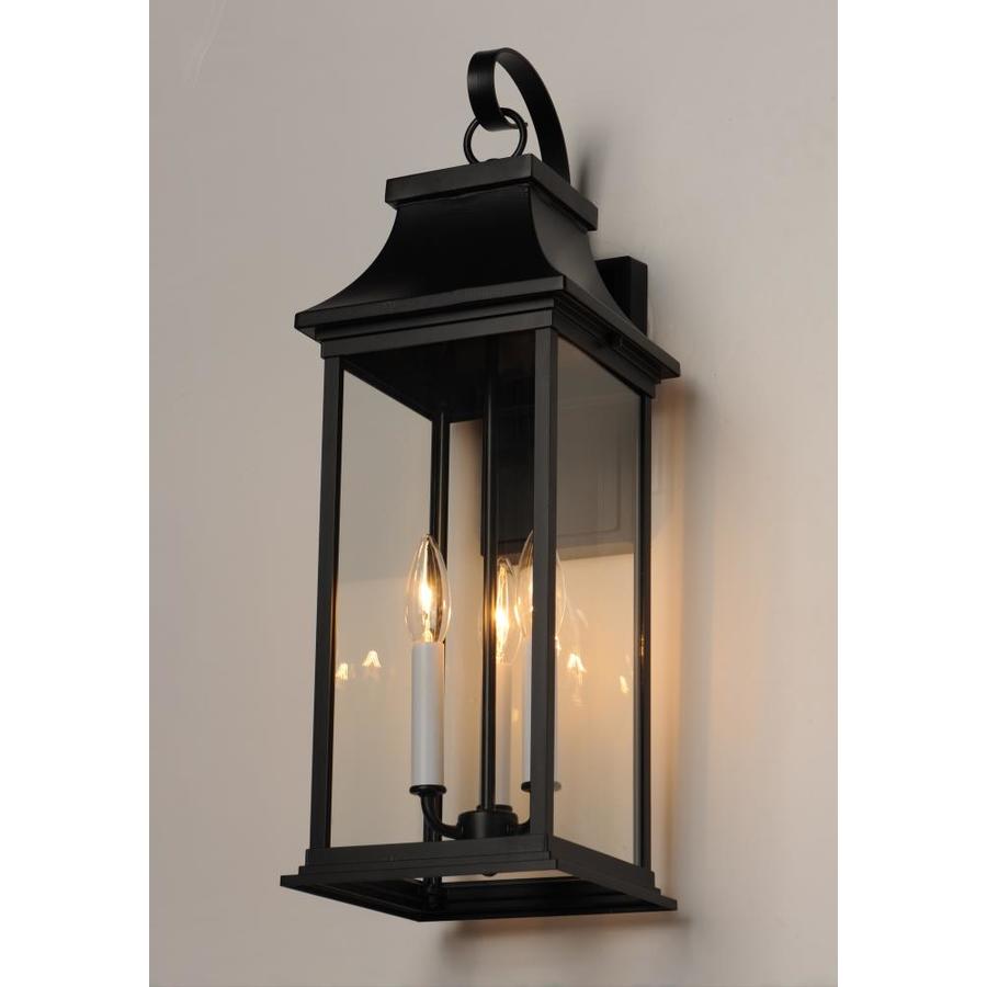 Maxim Lighting Vicksburg 24-in H Black Candelabra Base (E-12) Outdoor ...