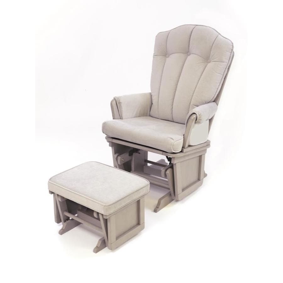 Dhp Mikayla Casual Gray Linen Glider Chair In The Chairs Department At Lowes Com