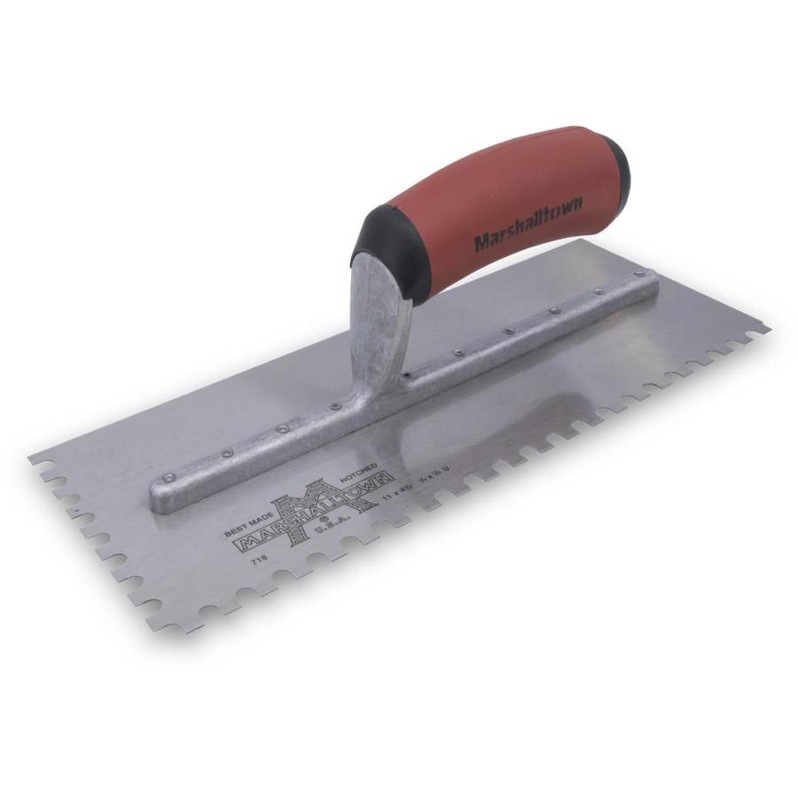 Marshalltown 11in Ground steel Unotch Ceramic Flooring Trowel in the