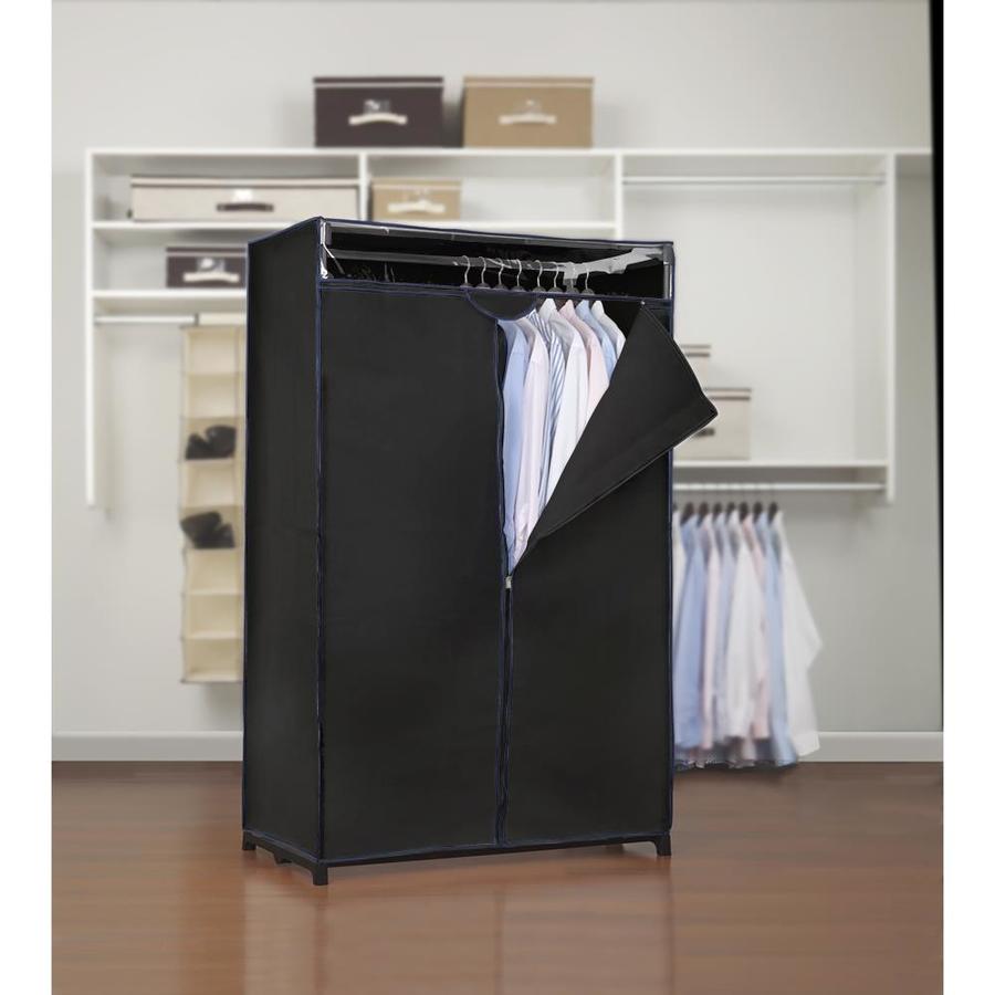 Simplify Simplify 36-in Wide Portable Closet in Black in the Clothing ...