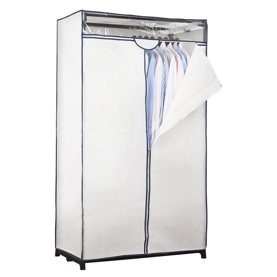 Simplify White Steel Clothing Rack in the Clothing Racks & Portable ...