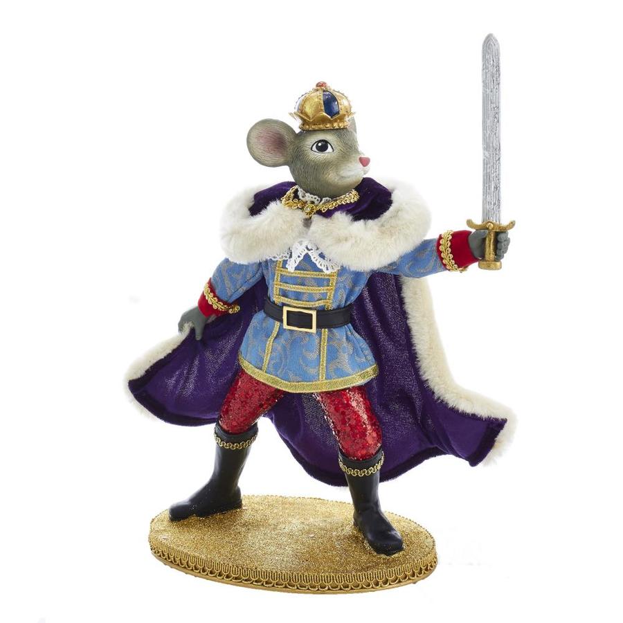 Kurt S Adler Kurt Adler 11 5 In Fabriche Mouse King With Sword In The Christmas Table Decorations Department At Lowes Com