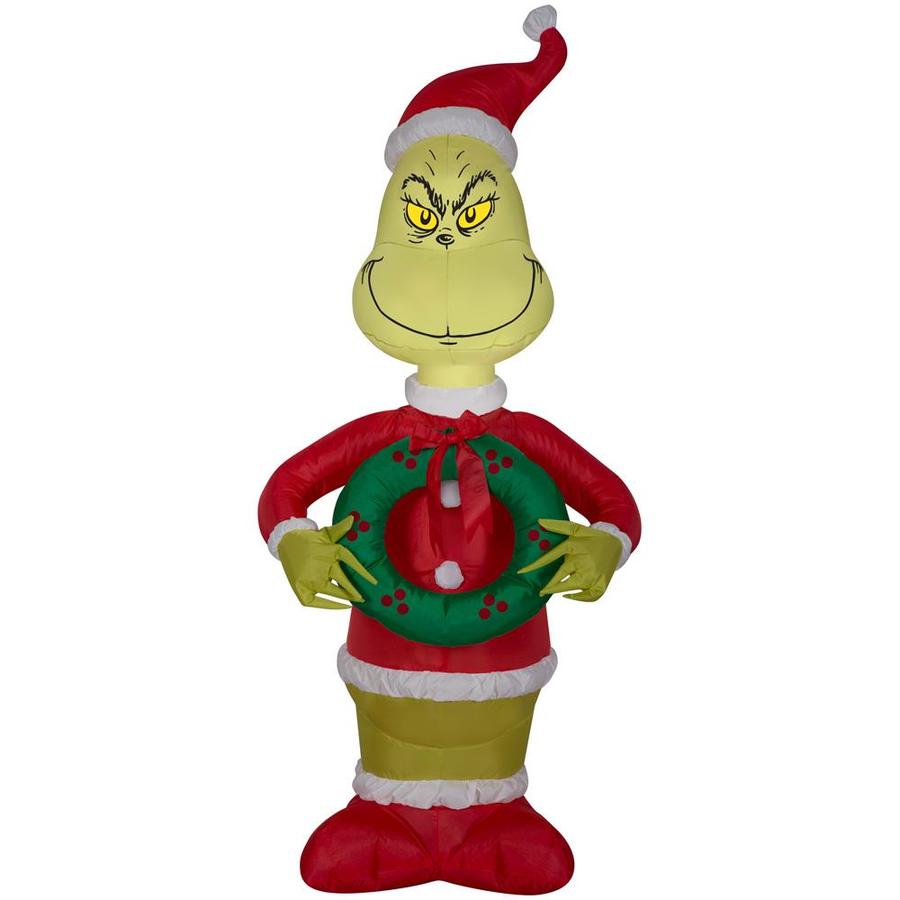 Gemmy 4-ft Lighted Grinch Christmas Inflatable in the Christmas ...