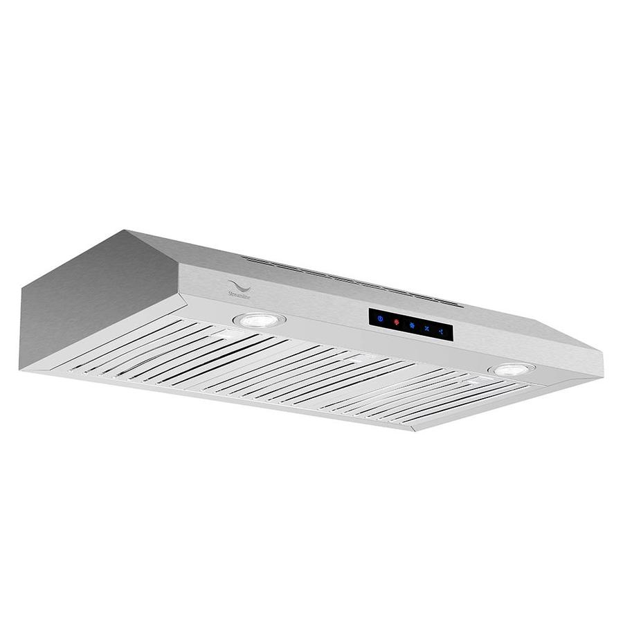 Streamline 36-in Ducted Stainless Steel Undercabinet Range Hood in the ...