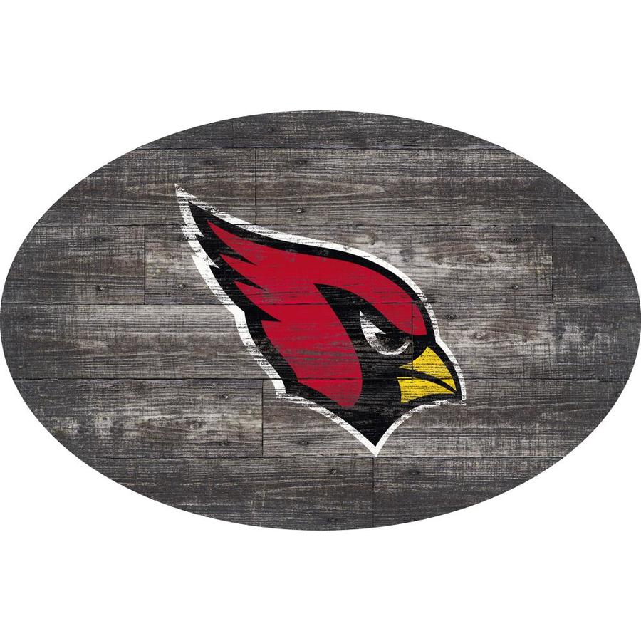 Arizona Cardinals Holzschild 30,5 Cm Rund - Fan Artikel NFL