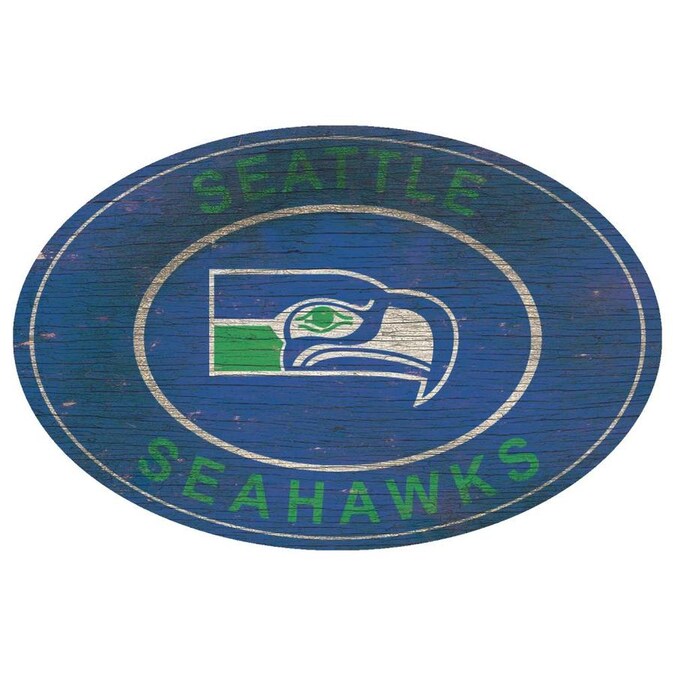 Fan Creations Seattle Seahawks 46 -in Heritage Logo Oval in the Wall ...