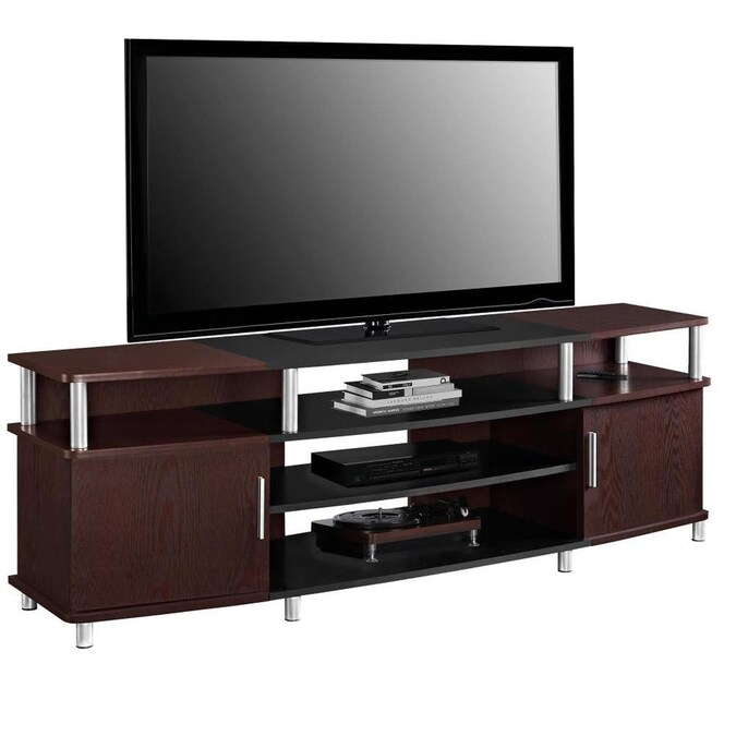 Ameriwood Home Carson TV Stand for TVs up to 70-in, Cherry ...