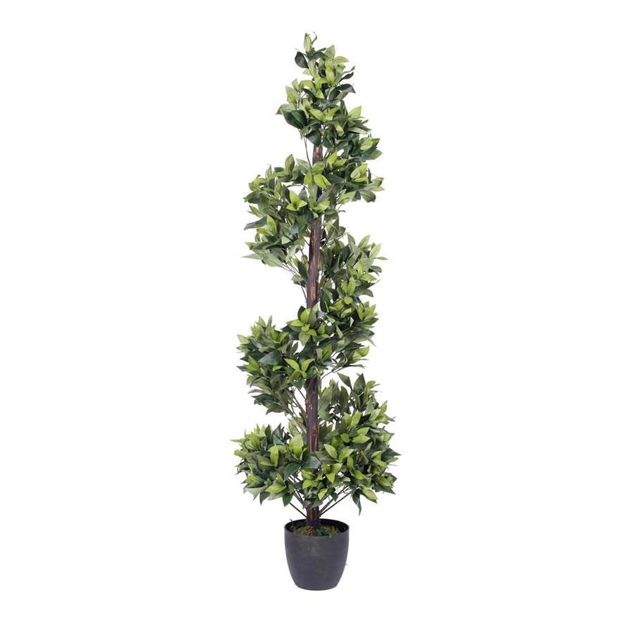 Vickerman 60in Green Indoor Artificial Silk Leaves Trees