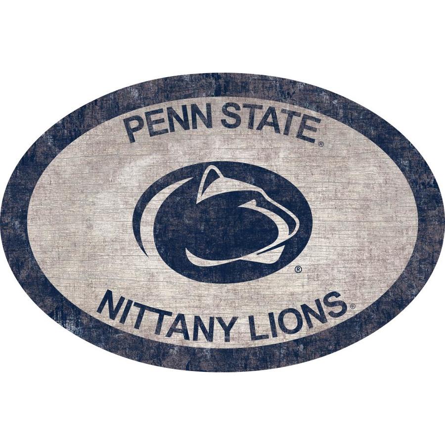 Fan Creations Penn State University 46 -in Team Color Oval in the Wall ...