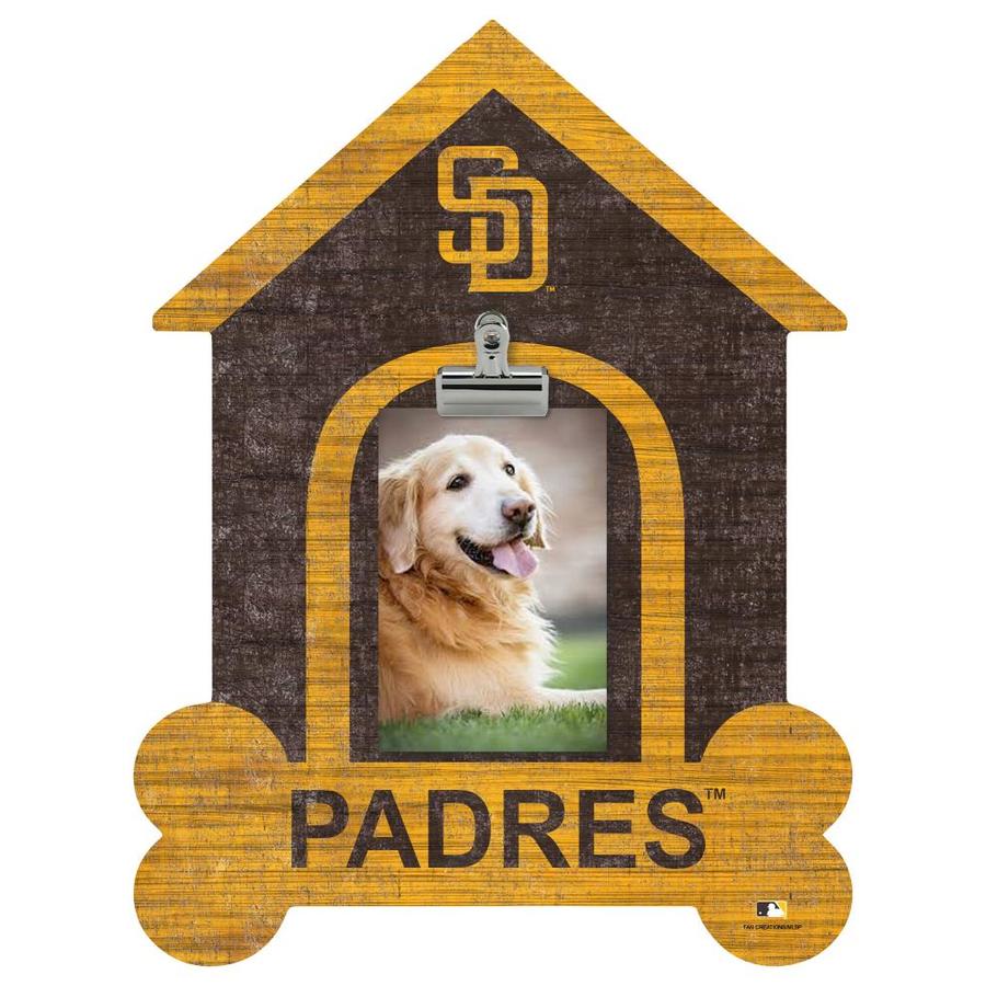 Fan Creations San Diego Padres Dog Bone House Clip Frame in the Wall