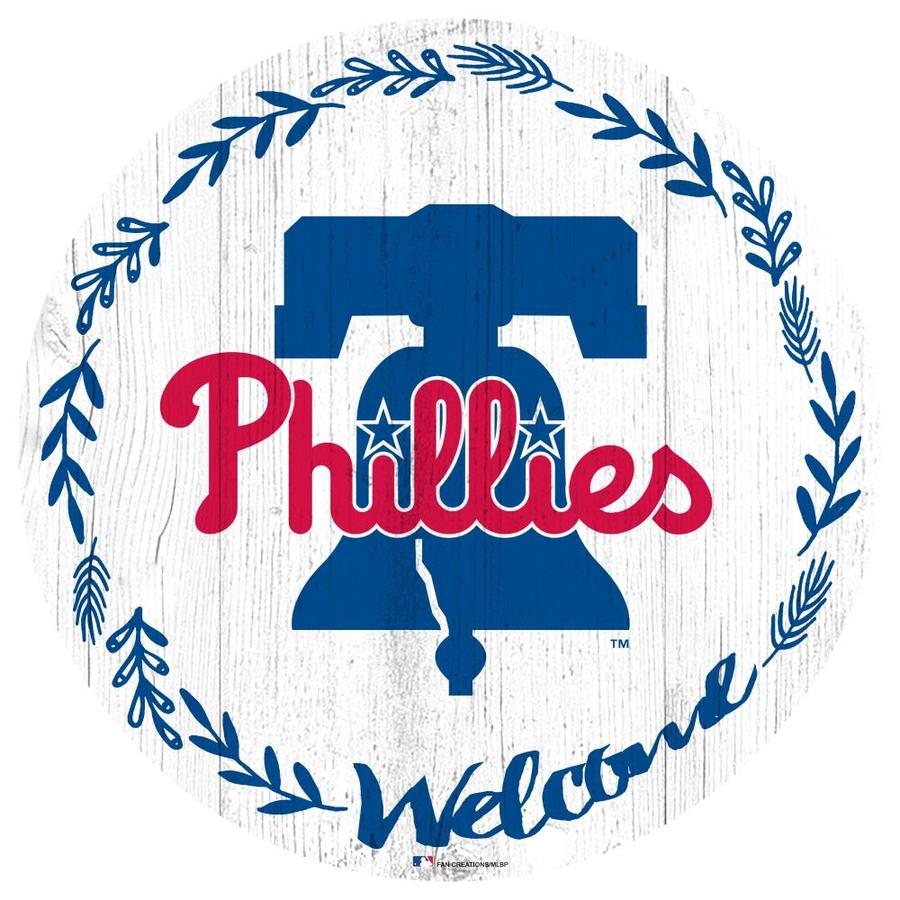 Fan Creations Philadelphia Phillies Welcome 12in Circle in the Wall Art ...