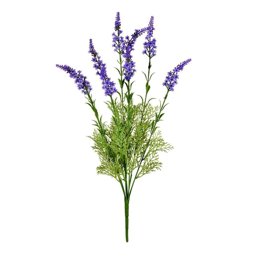 Vickerman Vickerman 20-in Artificial Purple Lavender Bush Pack of 3. in ...