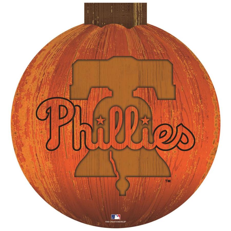 Fan Creations Philadelphia Phillies 12 in. Halloween Pumpkin Sign in