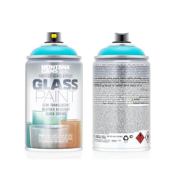 Montana Cans SemiFlat Teal Frosted Glass Spray Paint