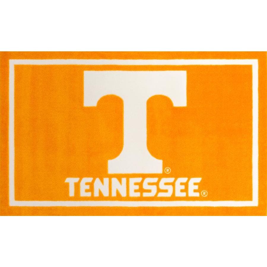 Addison Rugs Tennessee Volunteers Campus 3 x 5 Orange Indoor Sports ...