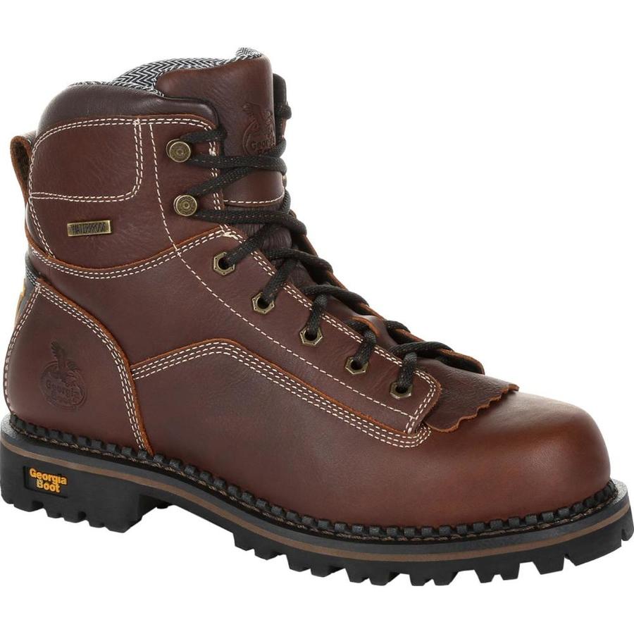 Georgia Boot Size: 14 Medium Mens Brown Waterproof Work Boots in the ...