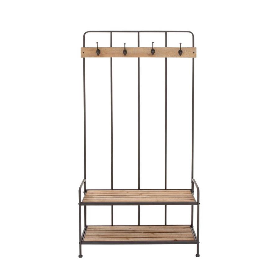 lowes coat rack bench