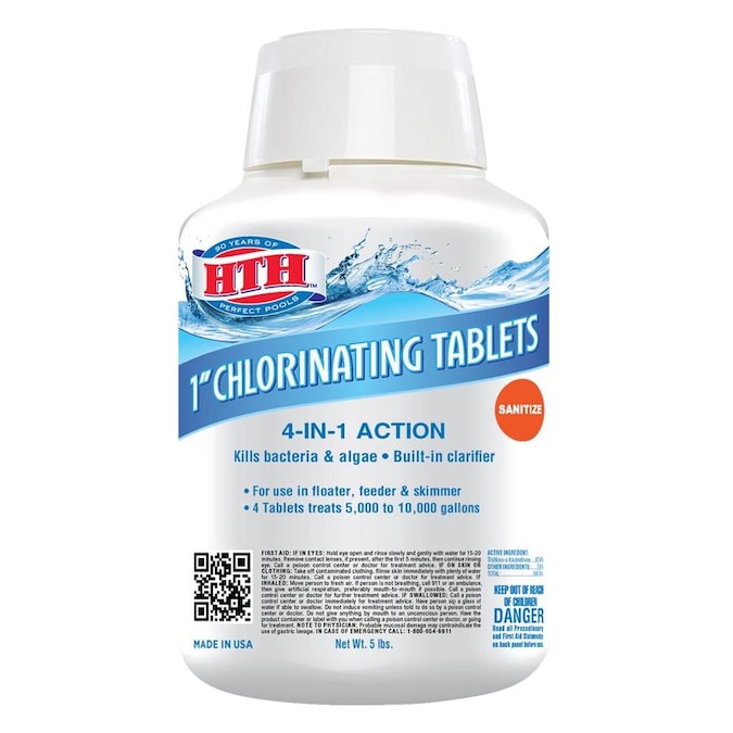 HTH HTH® 1-in Chlorinating Tablets in the Pool Chlorine Tabs department ...