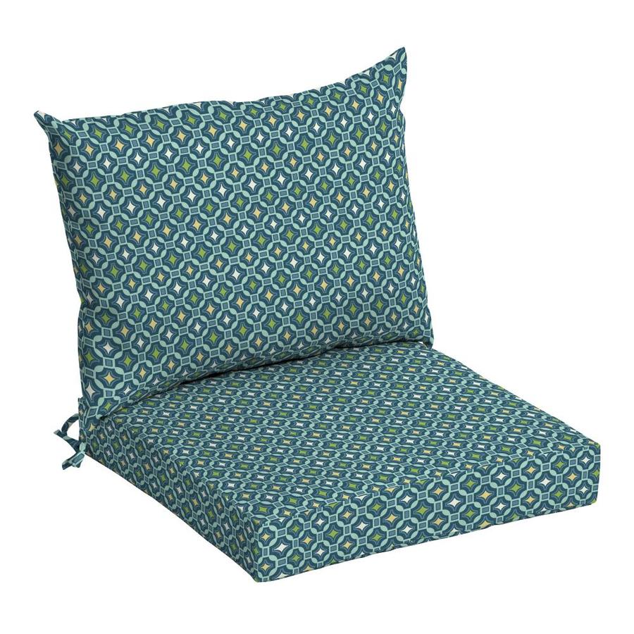 Arden Selections 2Piece Alana Tile Deep Seat Patio Chair Cushion in