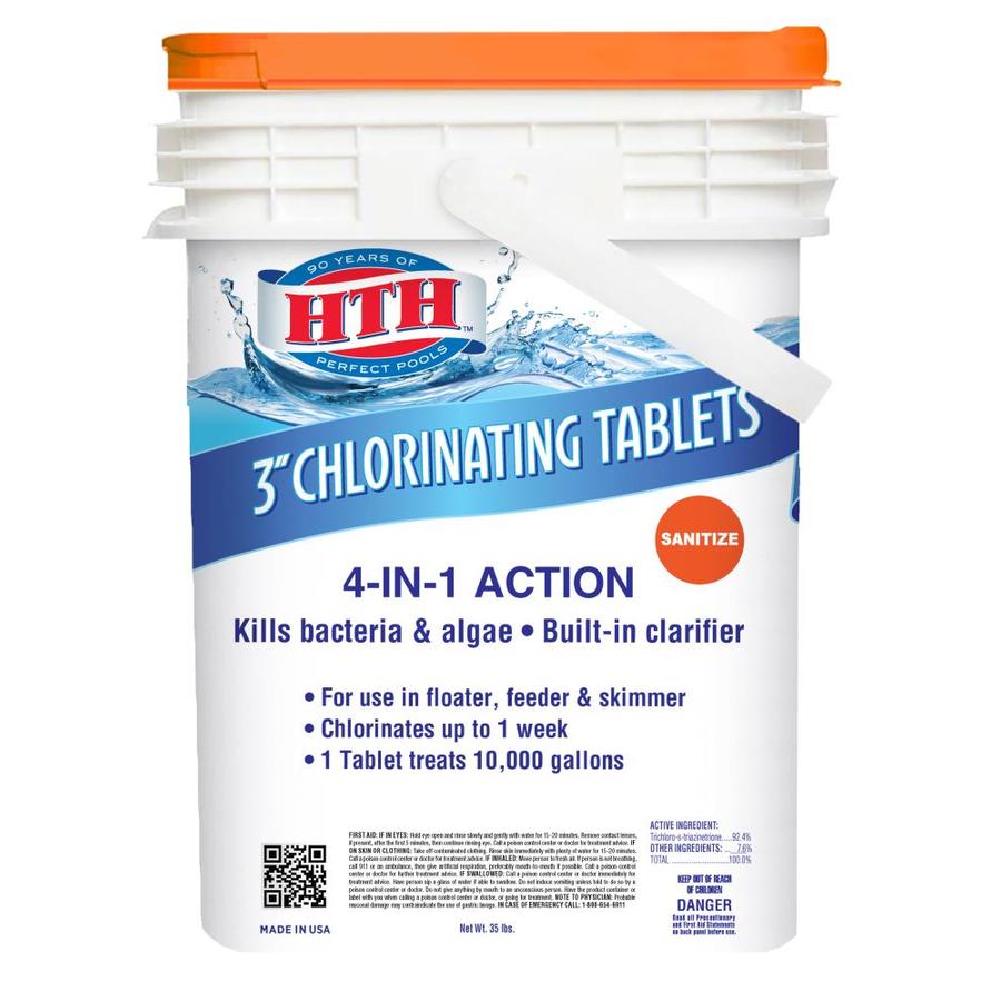 HTH HTH® 3-in Chlorinating Tablets in the Pool Chlorine Tabs department ...