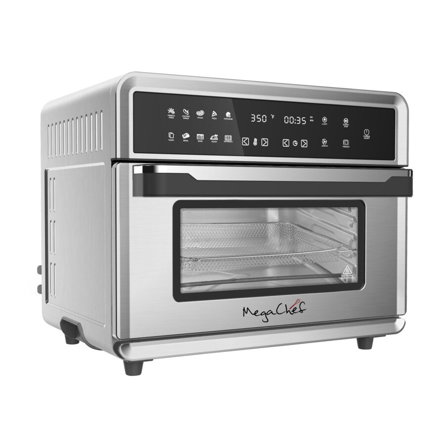 MegaChef 2Slice Stainless Steel Convection Toaster Oven (1800Watt) in