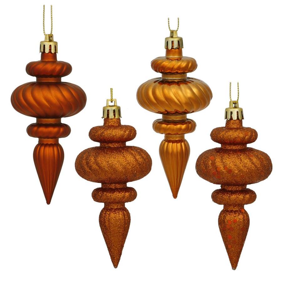 Vickerman 8-Pack Orange Ornament in the Christmas Ornaments department ...