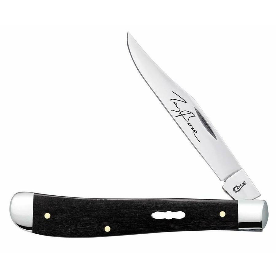 Case Cutlery Case Cutlery CAS10674 2019N Ebony Wood Smooth Slimline