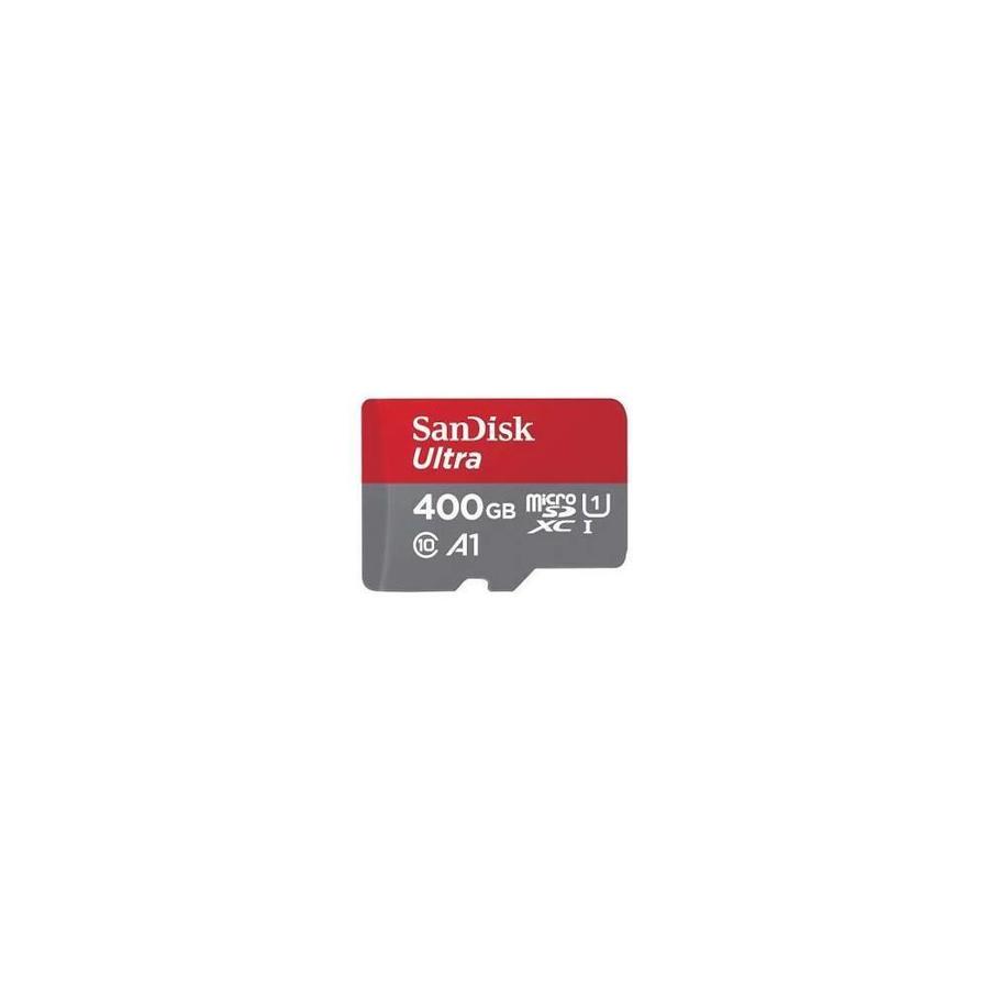 Sandisk Sandisk Sdsquar 400g An6ma Ultra Micro Sdxc Uhs I Flash Memory Card With Sd Adapter Gray Red In The Endless Aisle Department At Lowes Com