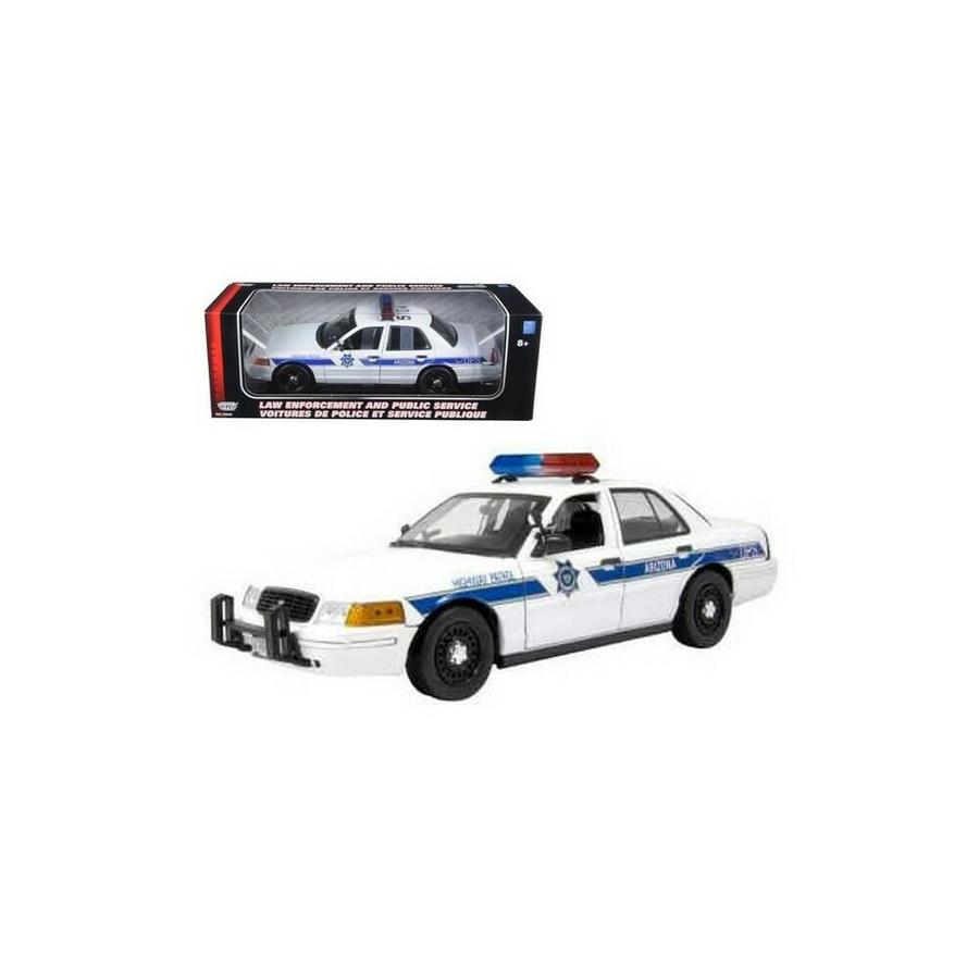 Motormax Motormax 73529arzpol Ford Crown Victoria Arizona Highway Patrol Car 1 18 Diecast Model Car In The Endless Aisle Department At Lowes Com