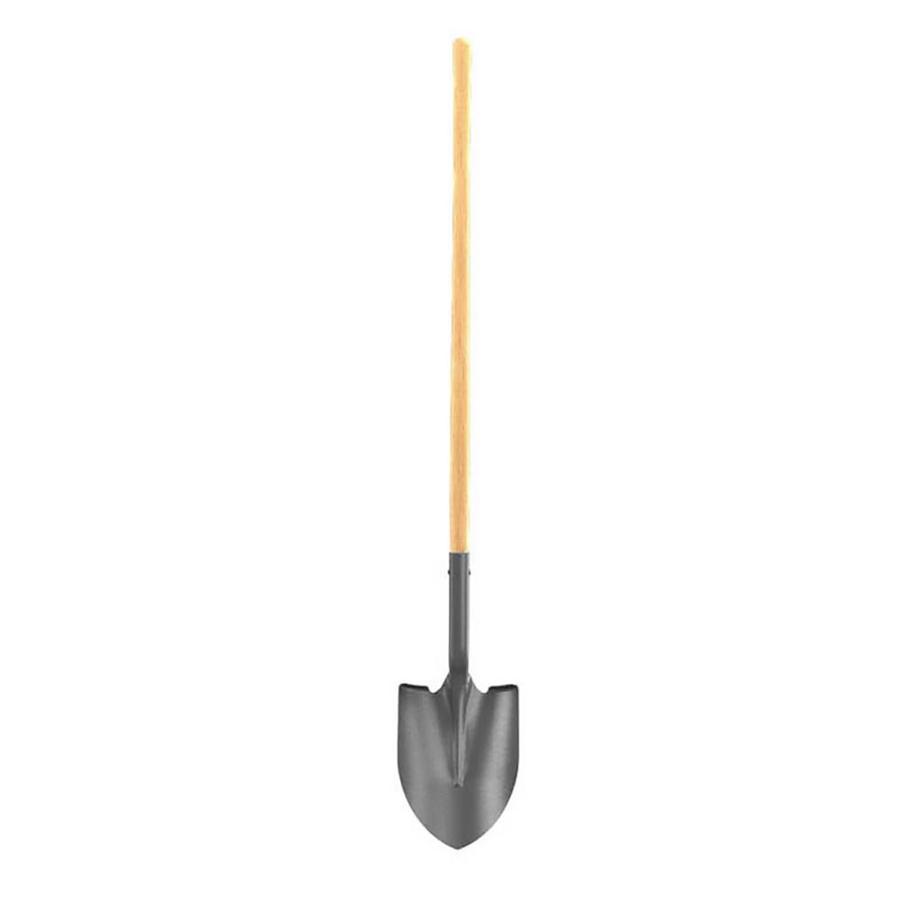 Bon Tool 47 in. Closed Back Round Point Shovel with Wood Handle in the Shovels & Spades