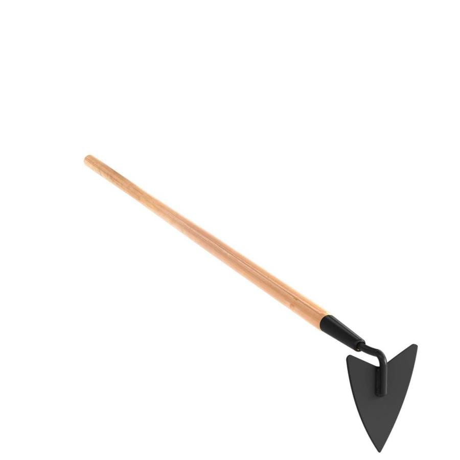 Bon Tool 4-3/4 in. x 6-5/8 in. Warren Triangular Hoe with Wooden Handle ...