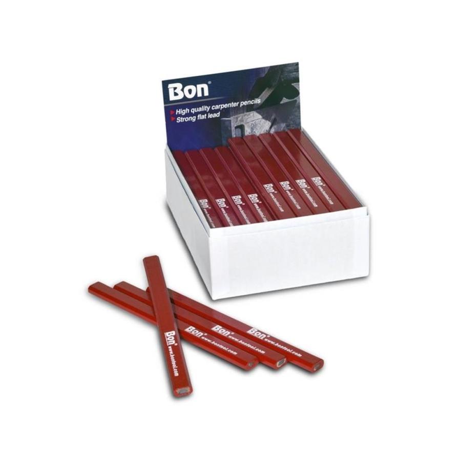 Bon Tool Red Casing Hard Black Lead Carpenter Pencil 72 Pkg In The Sharpeners Department At Lowes Com