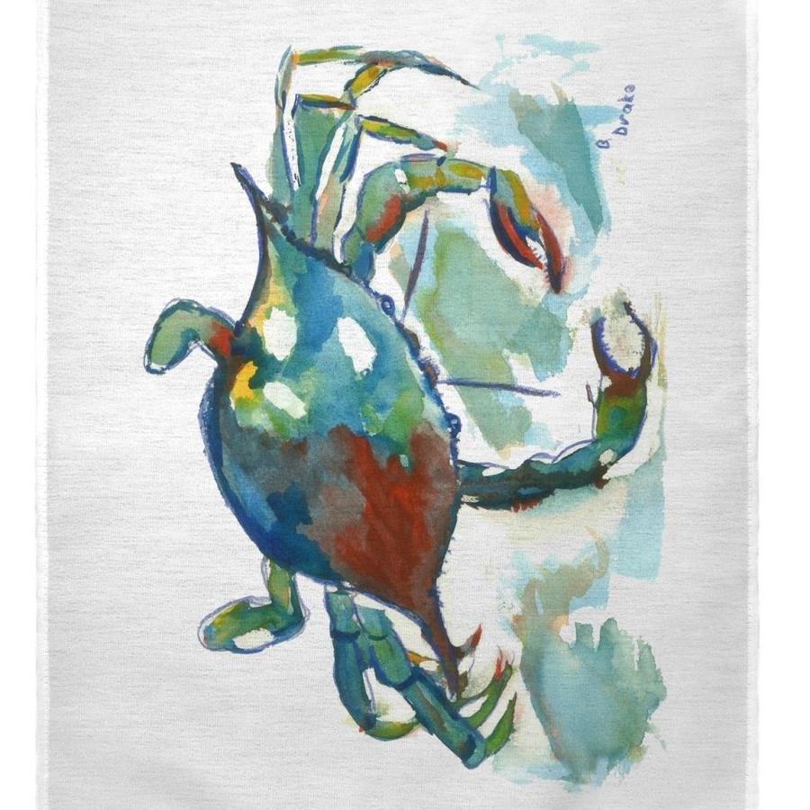 Betsy Drake Interiors Betsy Drake Pm105 14 X 18 In Betsys Crab Place Mat Set Of 4 In The Endless Aisle Department At Lowes Com