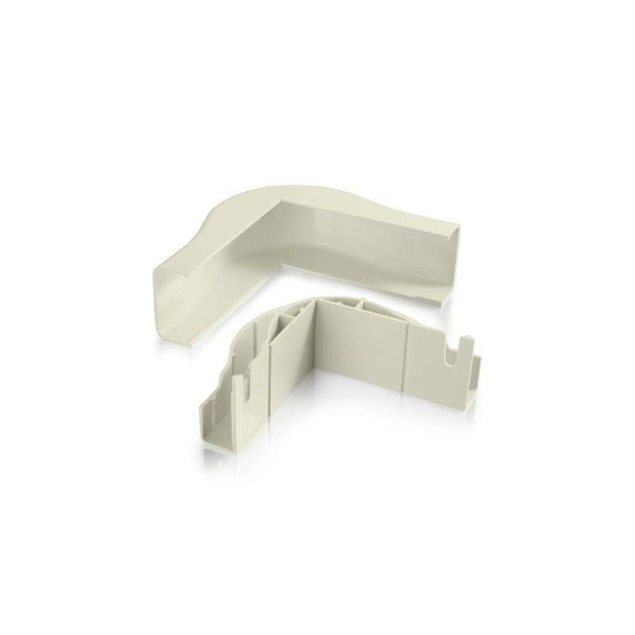 C2G C2g 16025 Wiremold Uniduct 2900 Bendrad External Elbow, Ivory in