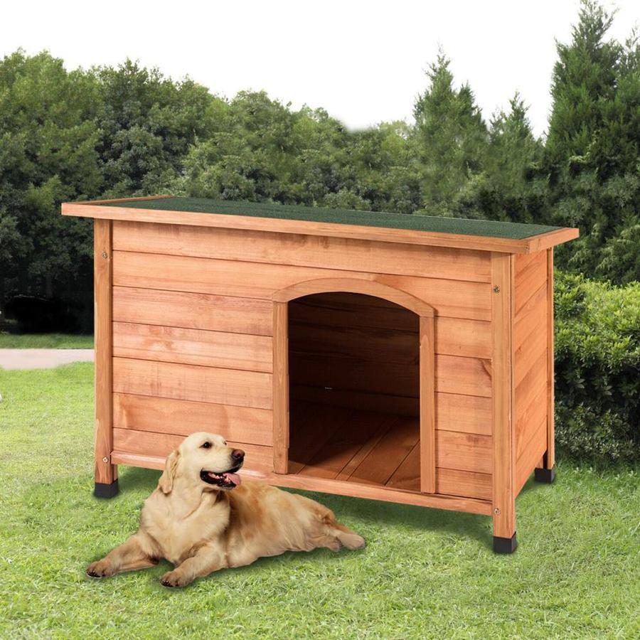 WELLFOR 2.62-ft x 2.45-ft x 3.62-ft Wood Extra Large Dog in the Pet ...