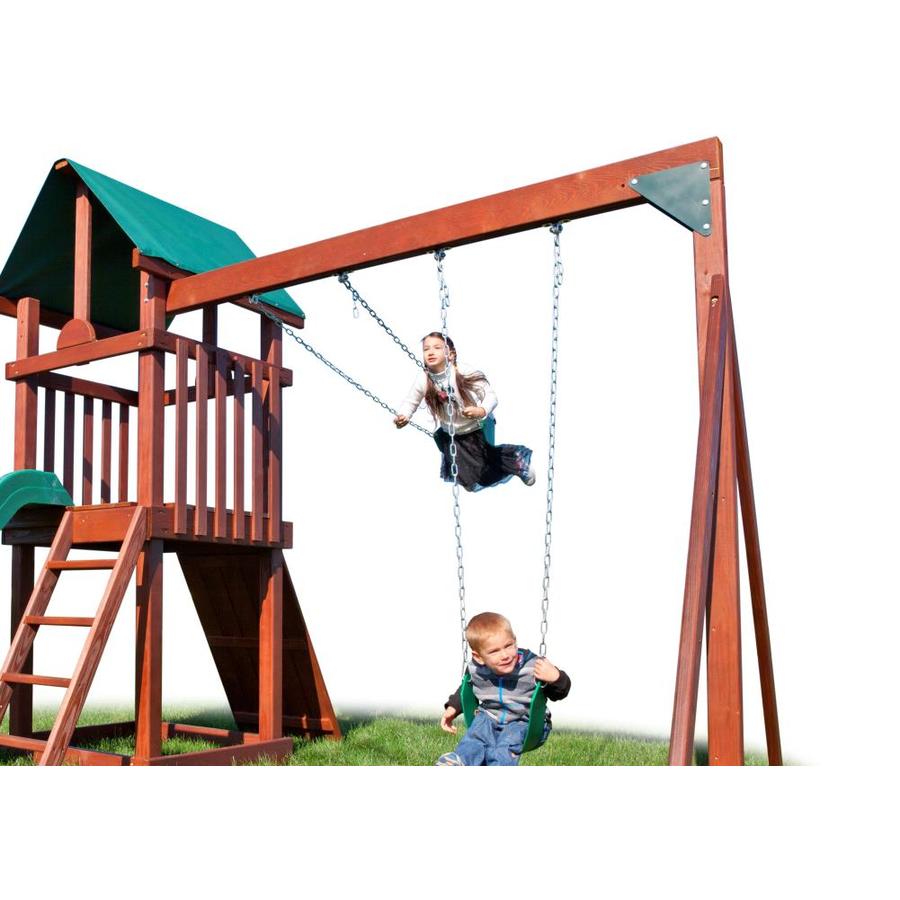 YardCraft Backyard Hideout Play Set (Canyon Brown) in the Wood Playsets ...