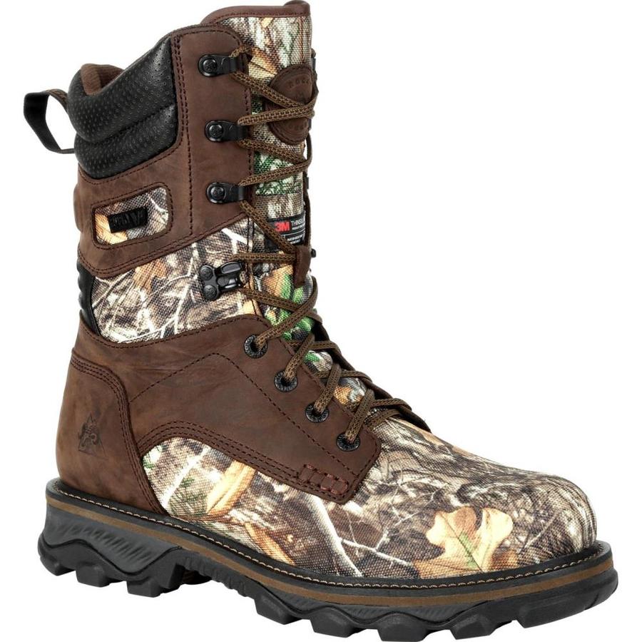 rocky lone star insulated waterproof work boots for men