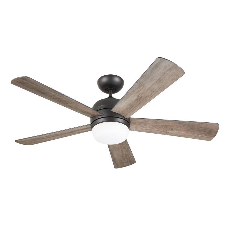 Emerson Atomical LED Graphite 52in LED Indoor Ceiling Fan with Light