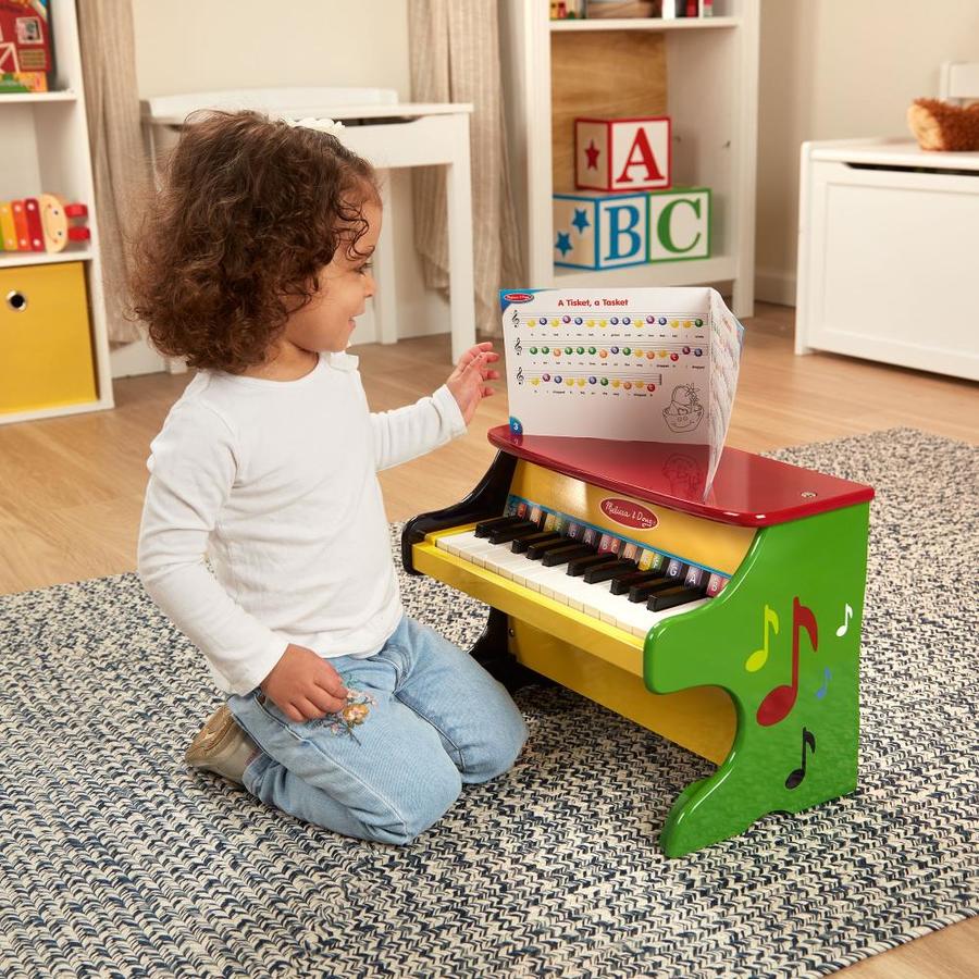 Melissa & Doug Melissa & Doug Learn-to-Play Piano with 25 Keys and ...