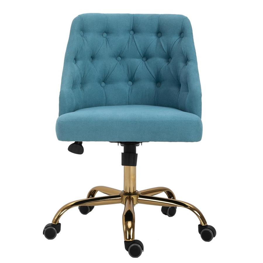 Casainc Office Chair Computer Chair Back Cushion Seat Adjustable Swivel Rolling Home Executive In The Office Chairs Department At Lowes Com
