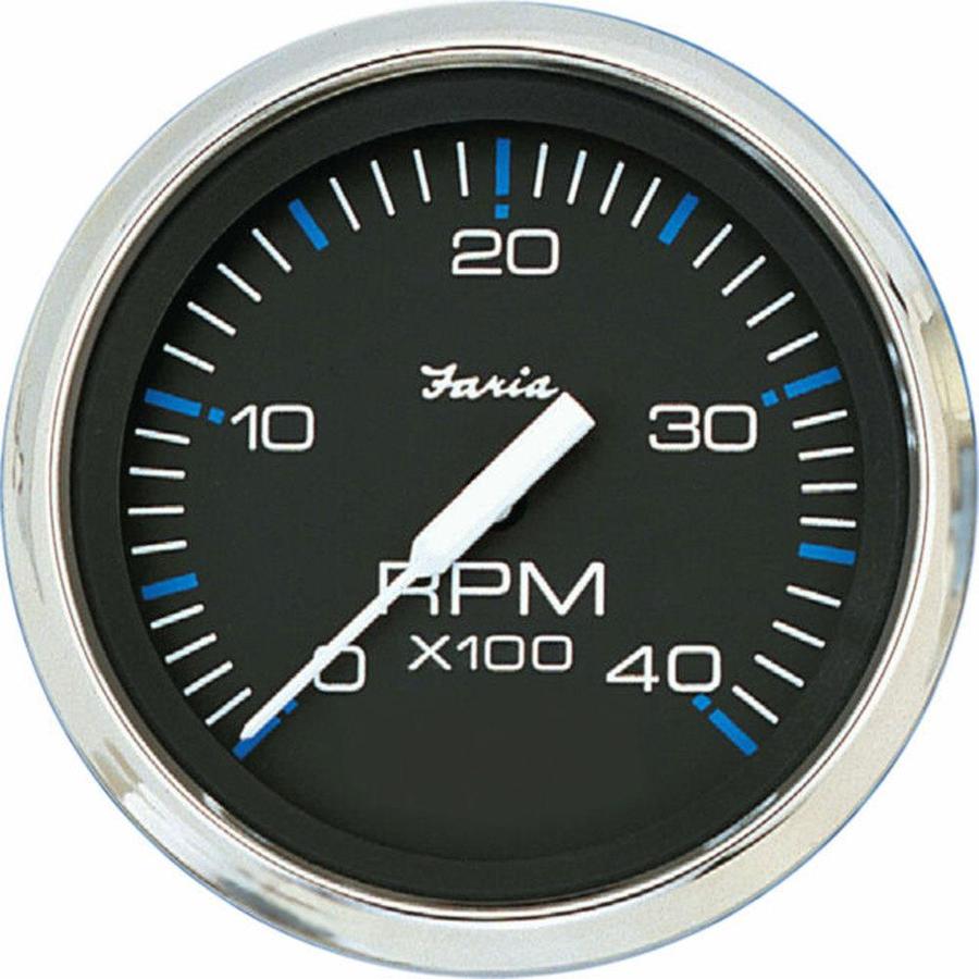 Faria 33732 Chesapeake Stainless Steel Tachometer With