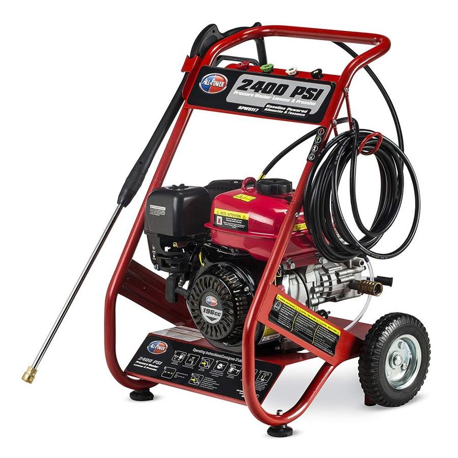 All Power All Power Pressure Washer 2400-PSI 2.5-GPM Cold Water Gas ...