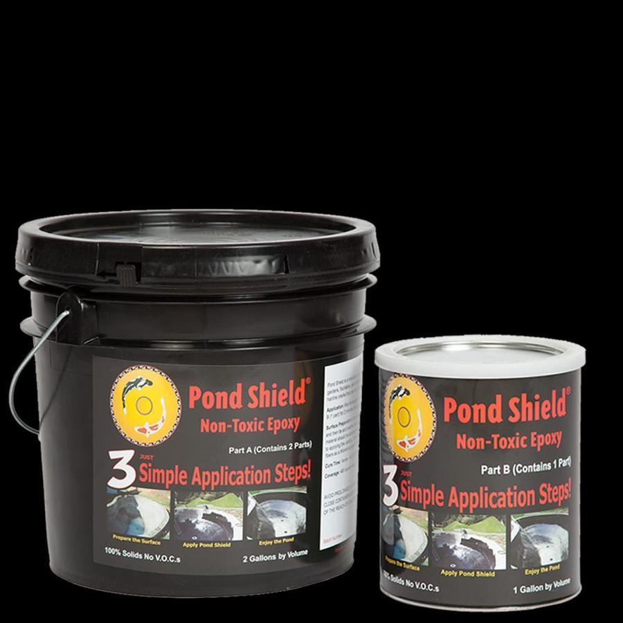 Pond Armor Pond Shield Epoxy 3 Gallon Kit Black in the Waterproofers ...