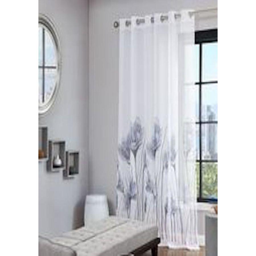 Dainty Home Magnolia 76-in x 84-in Panel Pair in the Curtains & Drapes ...