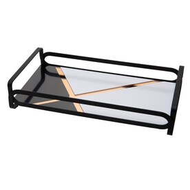 Style Selections Wright Chrome Metal Vanity Tray In The Bathroom Accessories Department At Lowes Com