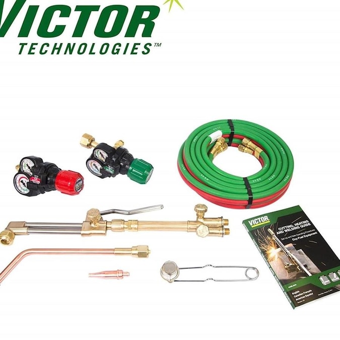 Victor Victor 341-0384-2130 Contender Torch Kit Set with Regulators in