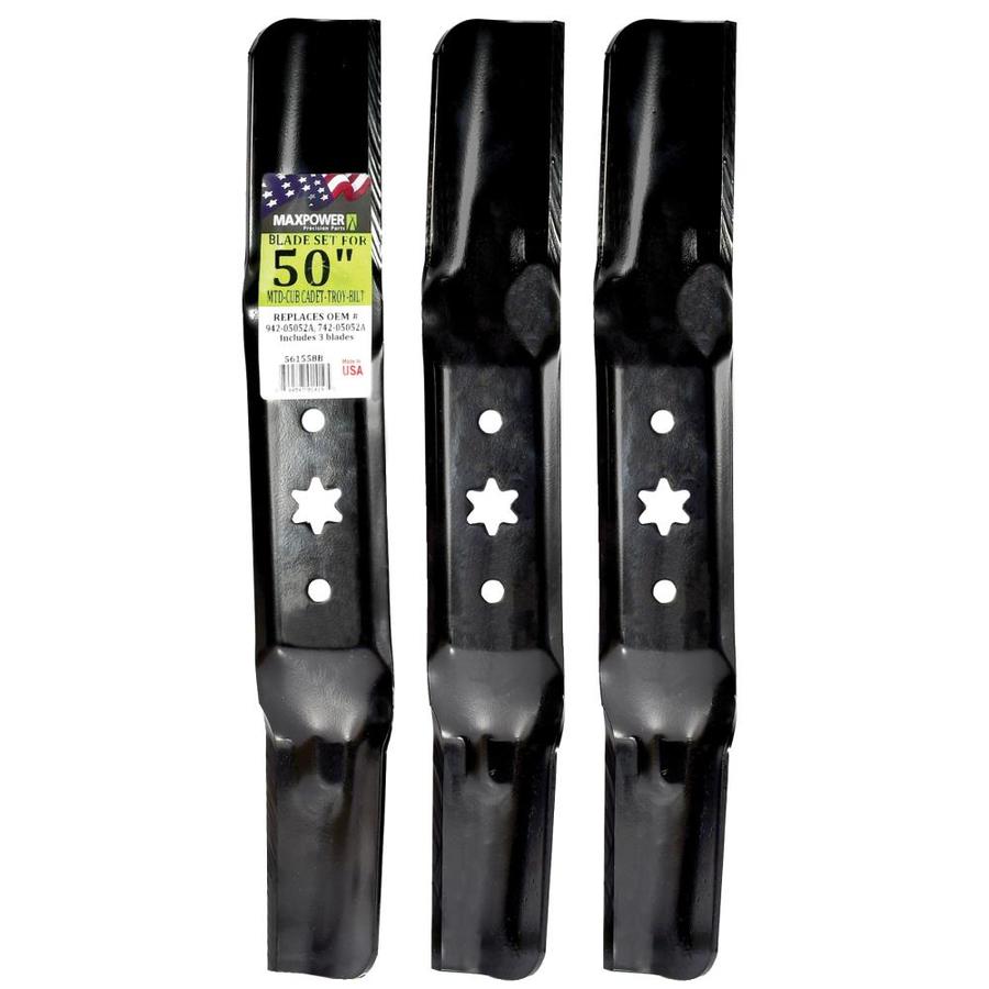 Riding Lawn Mower Blades At Lowes - Maxpower 2 Pack 38 In Standard Riding Mower Tractors Mower Blades In The Lawn Mower Blades Department At Lowes Com / This creates a sort of suction on the land, pulling up the grass so you can cut it precisely.